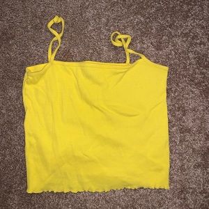 Yellow Crop Top